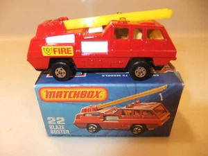 Matchbox Superfast No. 22 Blaze Buster 1975 - Picture 1 of 9