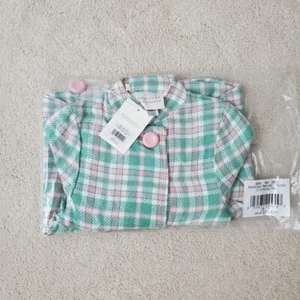 NWT The Beaufort Bonnet Company Girls Penelope Peacoat in Putney Plaid sz2T - Picture 1 of 8