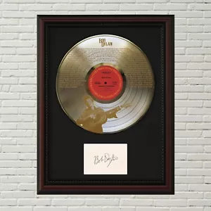 Bob Dylan - Like A Rolling Stone LP Record Framed Signature Card Display - Picture 1 of 3