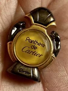 Spilla spilla a forma di bottiglia profumo Cartier Panthere originale VINTAGE - Foto 1 di 10