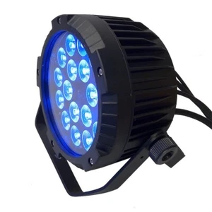 Outdoor IP65 dmx 18*18w rgbwa uv 6in1 waterproof led flat par can uplights - Picture 1 of 8