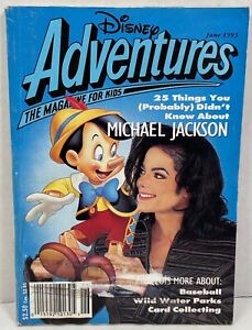 Disney Adventures Magazine June 1993 Volume 3 Number 8 Michael Jackson Pinocchio