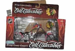 2005 Ertl Collectibles Chicago Blackhawks 1:18 Scale Orange County Chopper - Picture 1 of 3