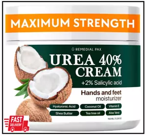 Urea Cream for Dry Cracked Heels Knees Elbows Callus Hands Repair, REMEDIAL PAX - Picture 1 of 3