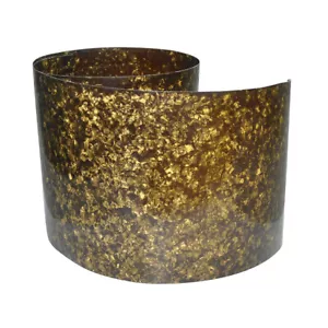 Calibre 0,46 mm Tambor Envoltura Instrumento Musical Deco Hoja Perla Oro - Imagen 1 de 5