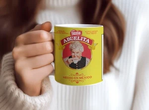 Taza Abuelita Chocolate Caliente Mexicano 11 OZ Taza de Café, Taza de Novedad, Taza de Cerámica - Imagen 1 de 5