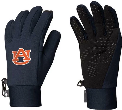 NWT Columbia Collegiate Trail Summit Gloves Auburn Tigers Omni Heat M Medium $40 Cover