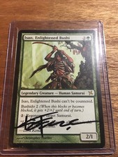 MTG: Betrayers of Kamigawa: Isao, Enlightened Bushi Signed Christopher Moeller