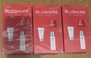 3x Blushure Gesichtspflege Set, mit Gesichtsreiniger, Toner, Anti Aging Creme - Bild 1 von 4