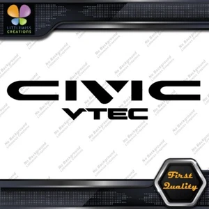 Compatible With Honda Civic Vtec Cars Tuning Racing JDM Vinyl Decals Stickers - Picture 1 of 85