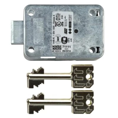 ALDRIDGE L16910 - Mauer A71111 Mauer President Safe Lock - ZP 8 Lever 65mm Keys