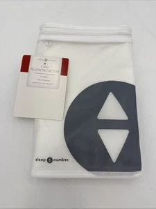 Sleep Number Cotton Pillow Protector Classic White Standard Size #423997 A1 - Picture 1 of 3