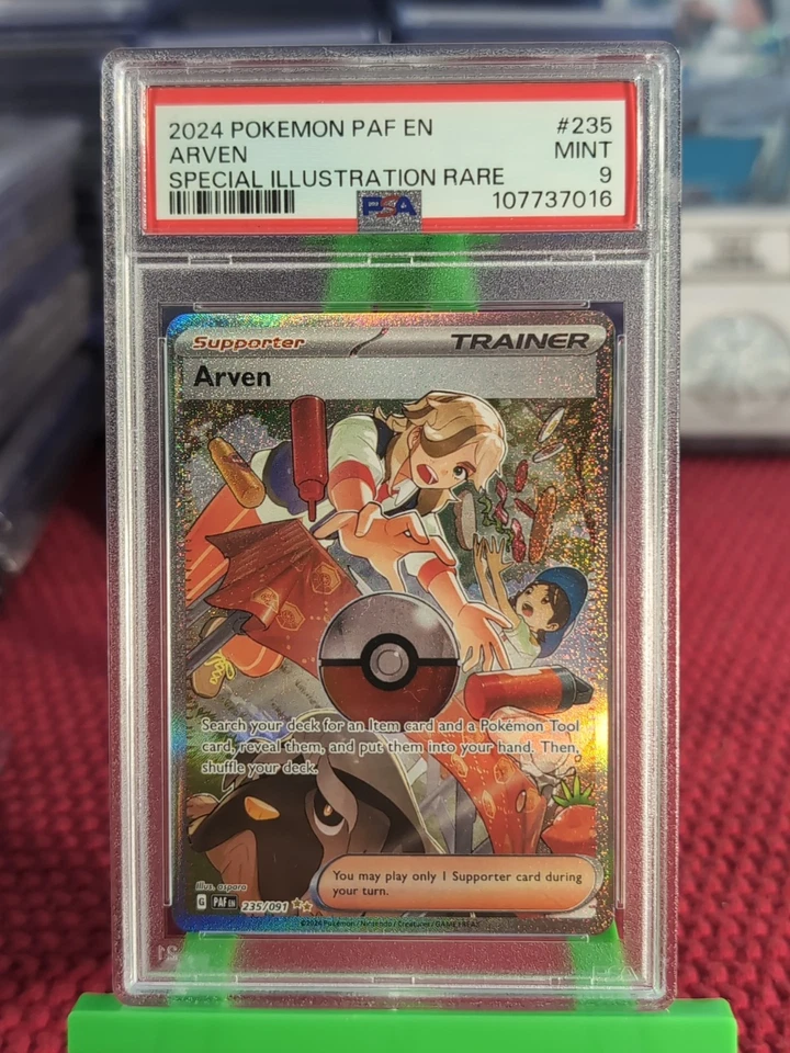2024 Pokemon PAF EN ARVEN PSA 9 Special Illustration Rare #235 English - Image 1 of 4