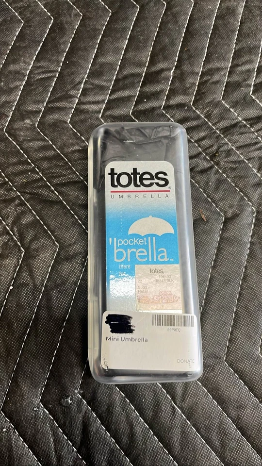 Mini guarda-chuva de bolso Totes 196403 - Preto - Imagem 1 de 3