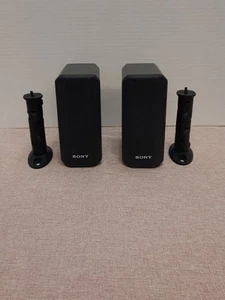 Sony SS-V230 Pair 2 Surround Sound System Home Theater Speakers With Wall Mounts - Picture 1 of 8