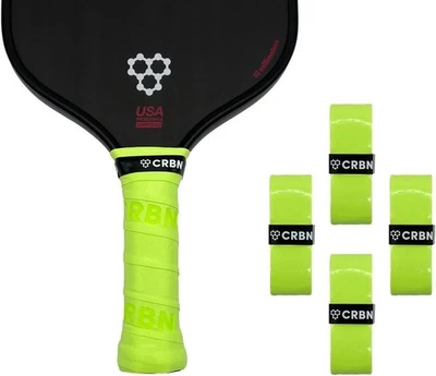 CRBN Drytec™ Overgrips - Pickleball Paddle Grip Tape - Absorbs Lime - 4 Pack