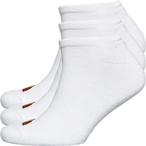 Ellesse White No Show Socks 3-Pack – Low-Cut Invisible Fit for Everyday Wear - Picture 1 of 2