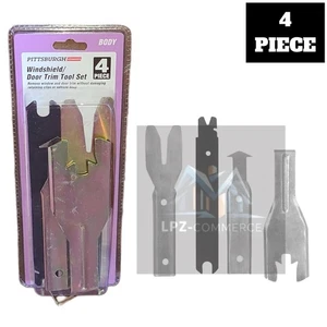 4 pc Auto Trim Removal Tool Set Window Door Molding Clip Installer Repair - Picture 1 of 2
