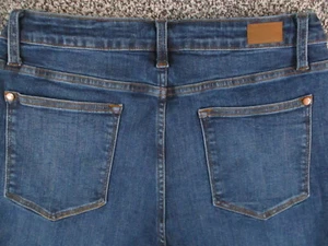 Jeans Judy Blue para mujer 13 azul denim ajustado corte bota tiro alto lavado oscuro 31x26 - Imagen 1 de 20