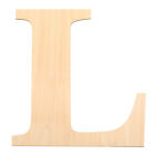 12" Wooden Letter Letter L Shape Cutout Unfinished Large Wood Alphabet Letter