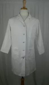 Angelica Uniform Women's White Lab Coat Sz 36 - Picture 1 of 4