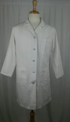 Angelica Uniform Women's White Lab Coat Sz 36 - Image 1 of 4