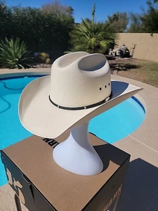 Vtg Stetson Hat Colorado 71/2 5 X GENUIN SHANTUNG PANAMA ColorNAT81 RESTORED. - Picture 1 of 16