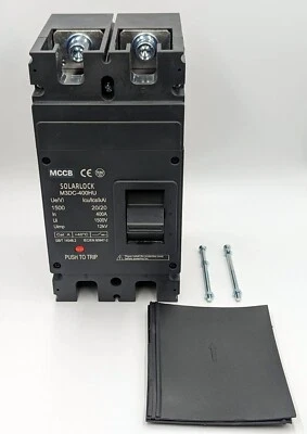 SOLARLOCK MCCB DC-Leitungsschutzschalter 400A / 1000VDC, 2 Polig, PV, Batterie