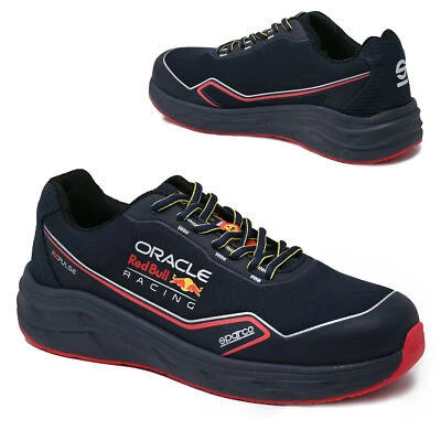 Zapatos de seguridad Sparco Impulse RED BULL RACING Calzado Entrenadores mecánicos ESD S1PS