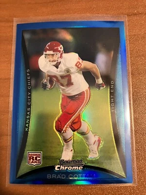 2008 Bowman Chrome Blue Refractor /150 Brad Cottam #BC9 Rookie RC - Image 1 of 2