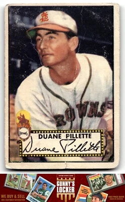 1952 Topps #82 Duane Pillette - Image 1 of 2