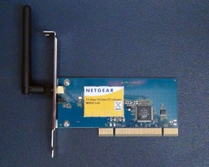 NETGEAR - WG311v3 WIFI Card / 54 Mbps Wireless PCI Adapter - 100% Tested - Photo 1/1