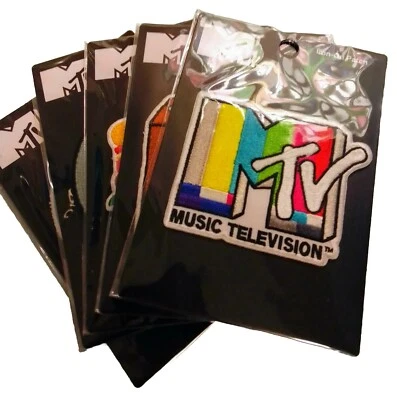 Loungefly MTV Iron On 3" Embroidered Patch Set of 5 - Image 1 of 4