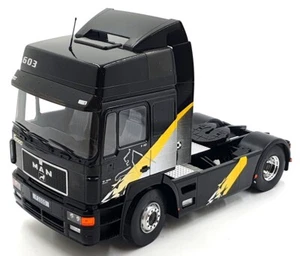 Model Car Group MCG 1/18 Scale Model Truck MCG18244 - MAN F2000 Black - Picture 1 of 5