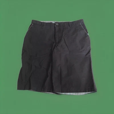 Pantalones Cortos ROSASEN Negro Golf con Costuras Top Talla 34 Hermosos Brillo Bonitos Bolsillos Foto 1 de 4