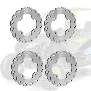 4x Front Rear Brake Discs Rotors For Arctic Cat Wildcat Trail 700 2014 2015-2020 - Picture 1 of 10