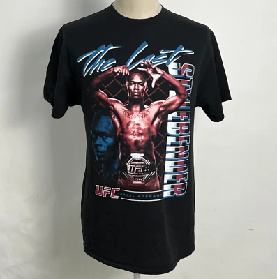 UFC Men's T-Shirt Israel Adesanya Black Size M NEW MMA - Image 1 of 3