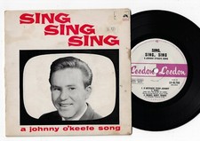 JOHNNY O'KEEFE sing sing sing AUSSIE LEEDON EP_original 1963 RARE ONE