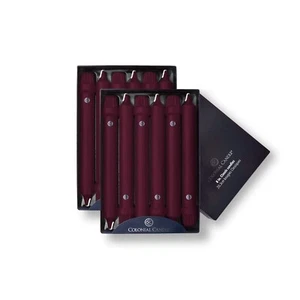 Colonial Candle Classic Tapers, 8-Inch, Mulberry - Pack of 12 8 In - Picture 1 of 7