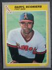 California Angels Star Daryl Sconiers signed autographed 1985 Fleer card SCARCE-