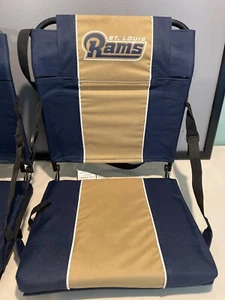 Northpole NFL St. Louis Rams Outdoor Stadium Folding Seat - Imagen 1 de 7