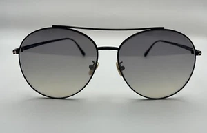 Occhiali da sole Tom Ford Cleo TF757 01C donna nero oro aviatore 61-16-145 $394 leggi - Foto 1 di 17