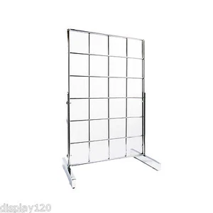 GRIDWALL COUNTERTOP MESH DISPLAY PANEL ACCESSORIES STAND WITH T-LEGS - Picture 1 of 1