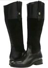 Frye Womens Jaden Button Black Leather Tall Knee High Riding Boot Size 55 M