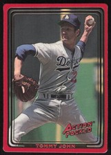 1993 Action Packed All-Star Gallery   Tommy John #157 Los Angeles Dodgers