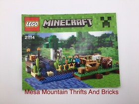 LEGO&reg; Minecraft 21114 The Farm Instruction Manual Only!