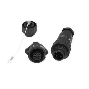 WA22 4Pin 7Pin Industrial Power Electric Connector Soldering Panel Adapter IP67 - Picture 1 of 12