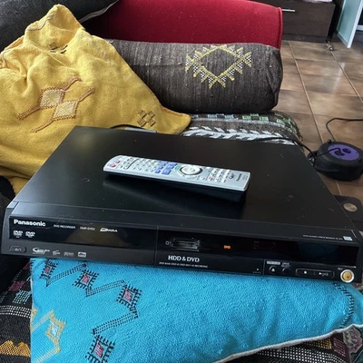 Panasonic DVD Recorder DMR-EH52 HDD&DVD schwarz mit Fernbedienung - Bild 1 von 3
