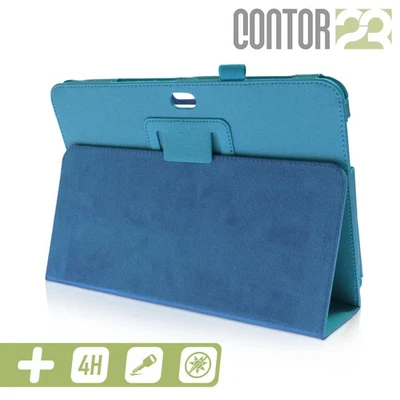 Schutzhülle, Tasche, matte Folie in TÜRKIS für 10.1" Samsung Galaxy Note (2012) - Bild 1 von 4