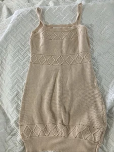 Hello Molly Strick Tank Kleid Junior Gr. L Boho Hippie Festival - Bild 1 von 8
